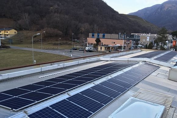 Impianto fotovoltaico di 30 Kwp a Mezzovico
