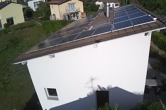 Impianto fotovoltaico a Novaggio